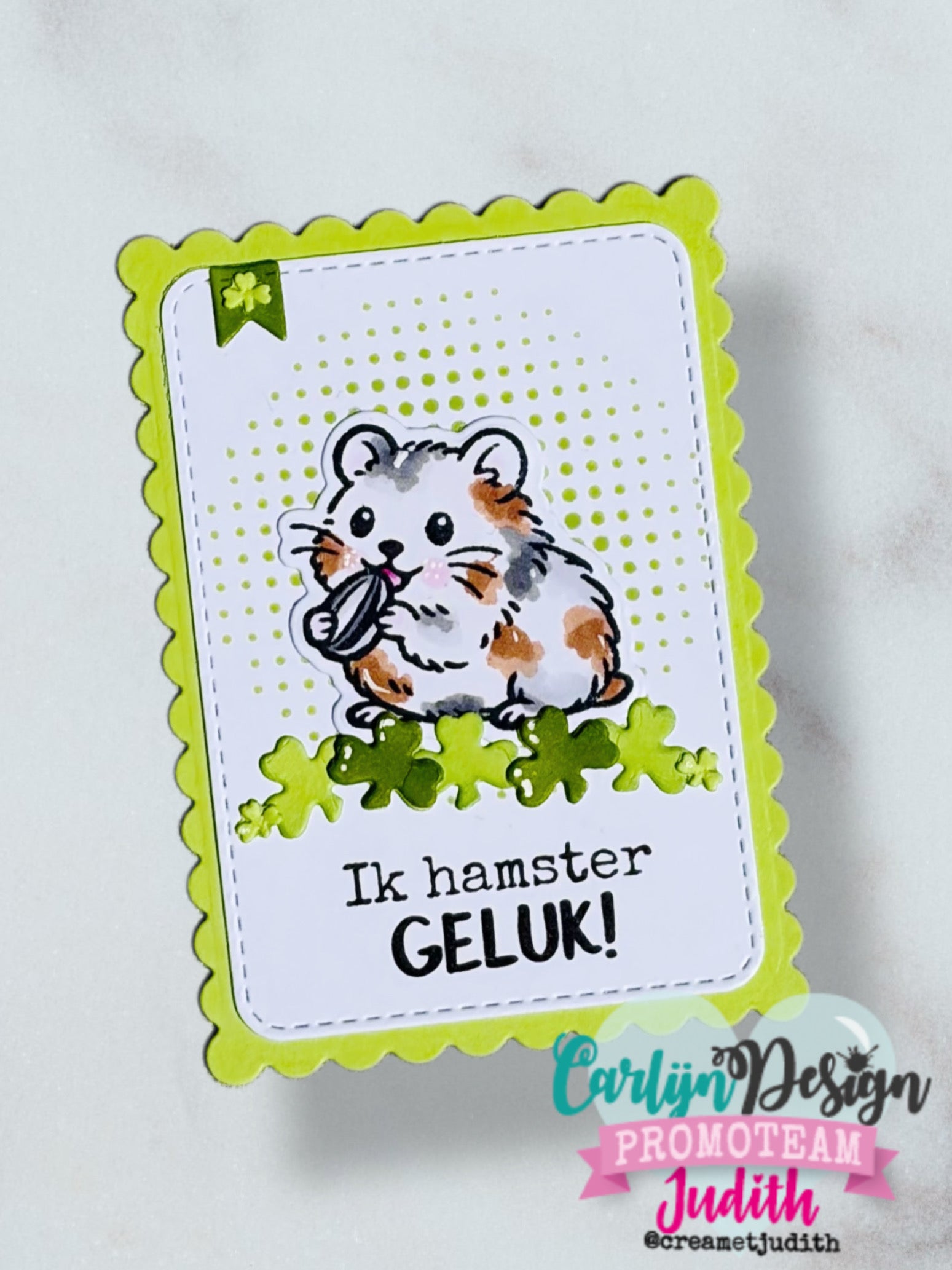 CarlijnDesign Halftone Patterns CDST-0185 stempelsett retro