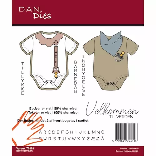 Korthobby Dan Dies Baby Body dies babykort