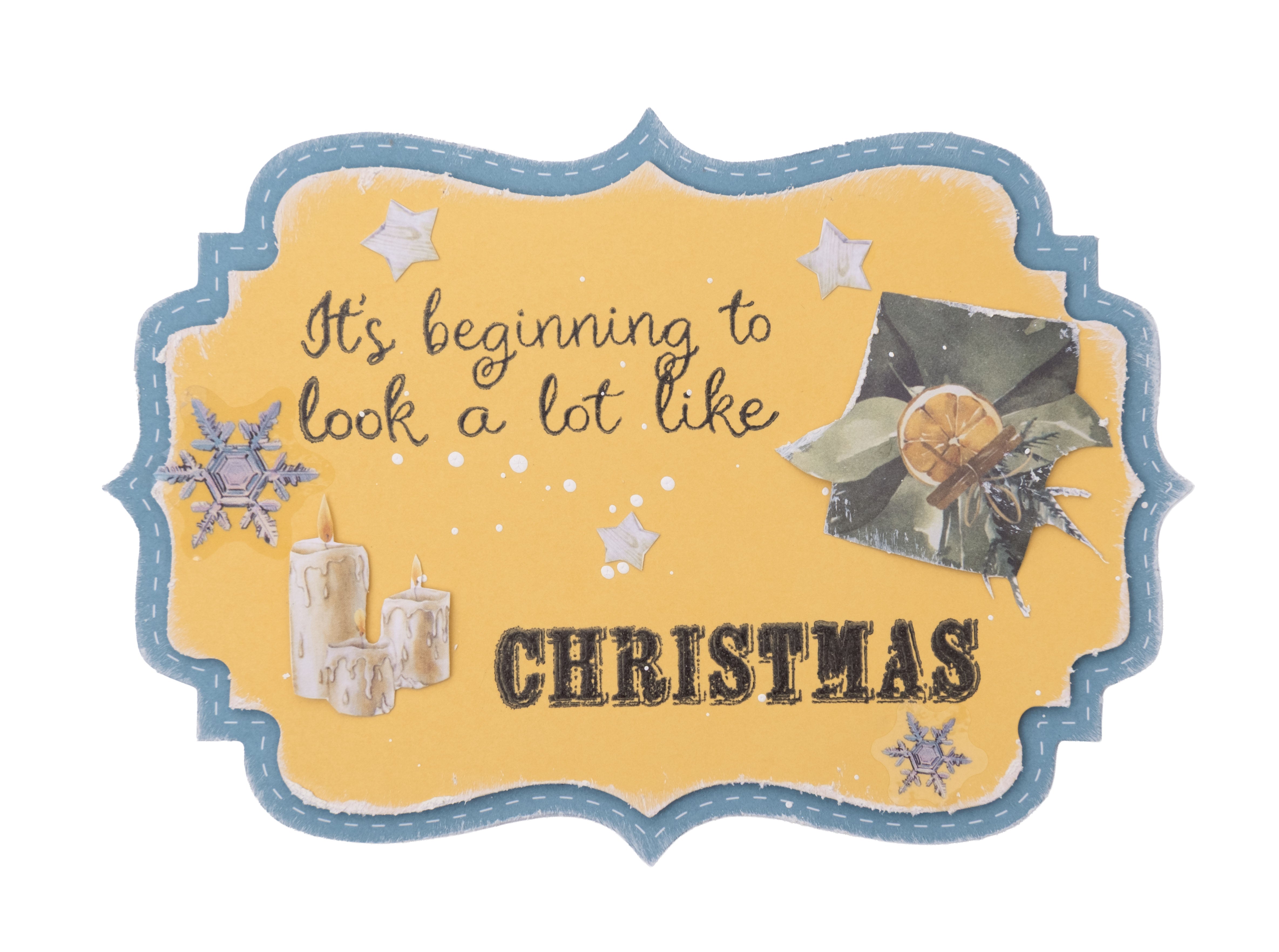 Studio Light Essentials kortblokk Christmas Forest 105x148 mm