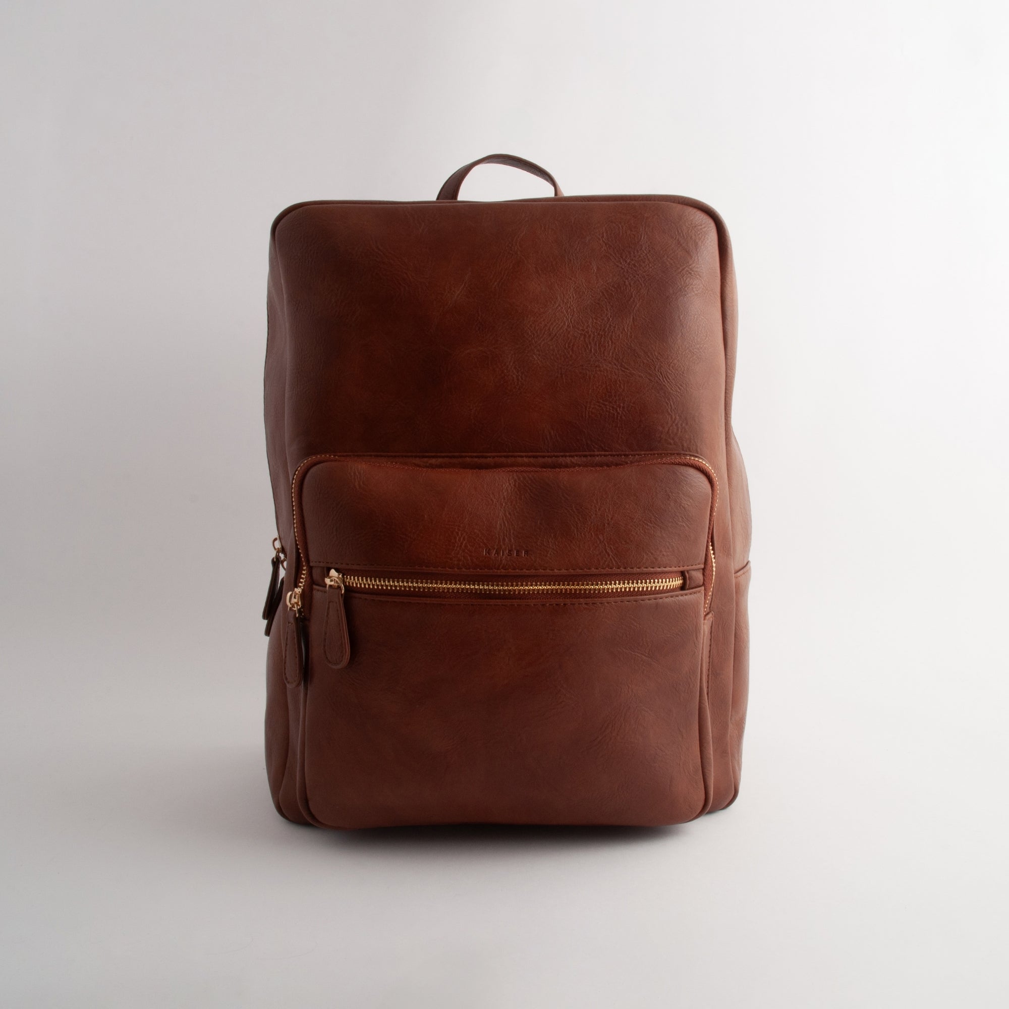KaiserCraft Faux Leather ryggsekk tan kunstskinn 29x40 cm