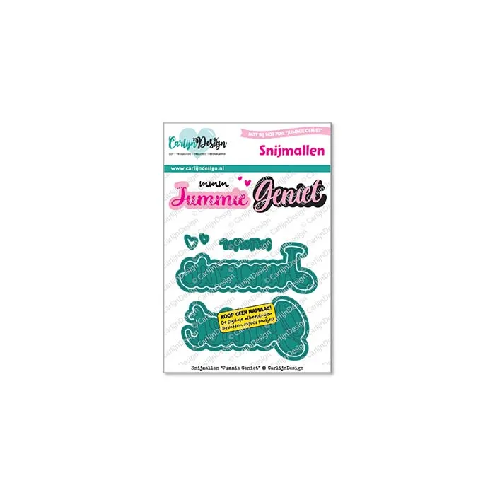 CarlijnDesign Jummie Geniet CDSN-0396 dies 6-7cm mat