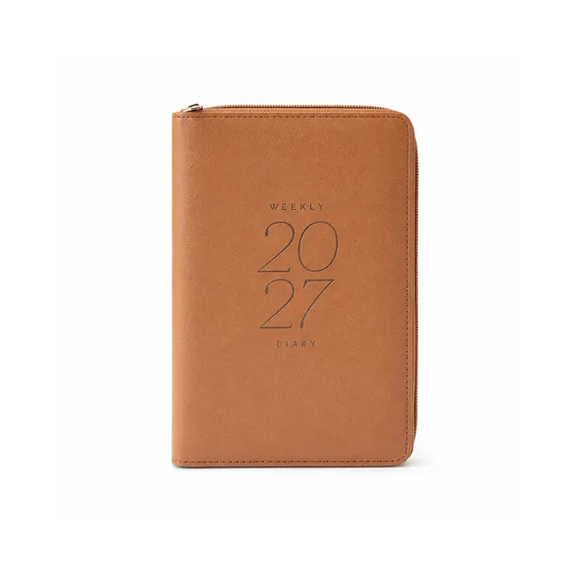 KaiserCraft ukeplanlegger 2027 beige med lomme