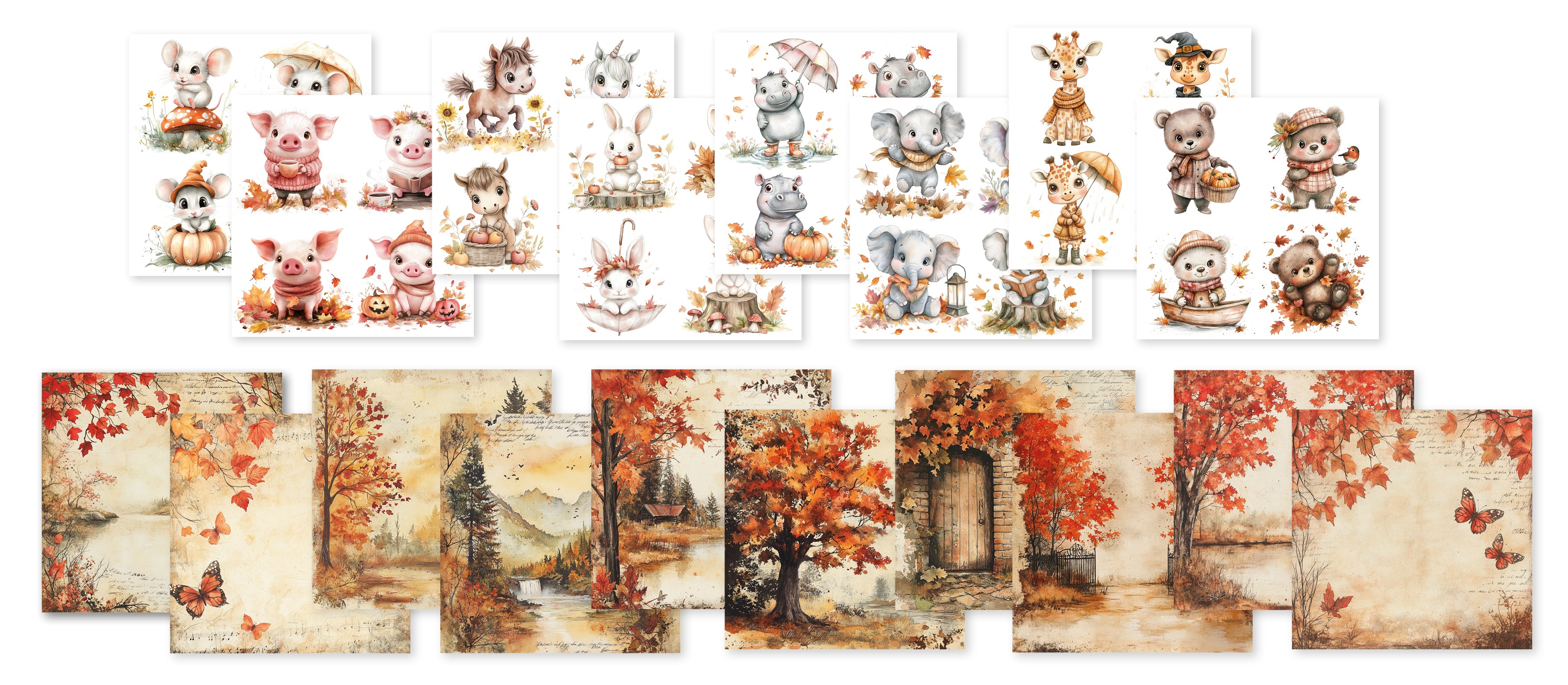 Studio Light Creative Craftlab Fall in love papirblokk 36 ark høst