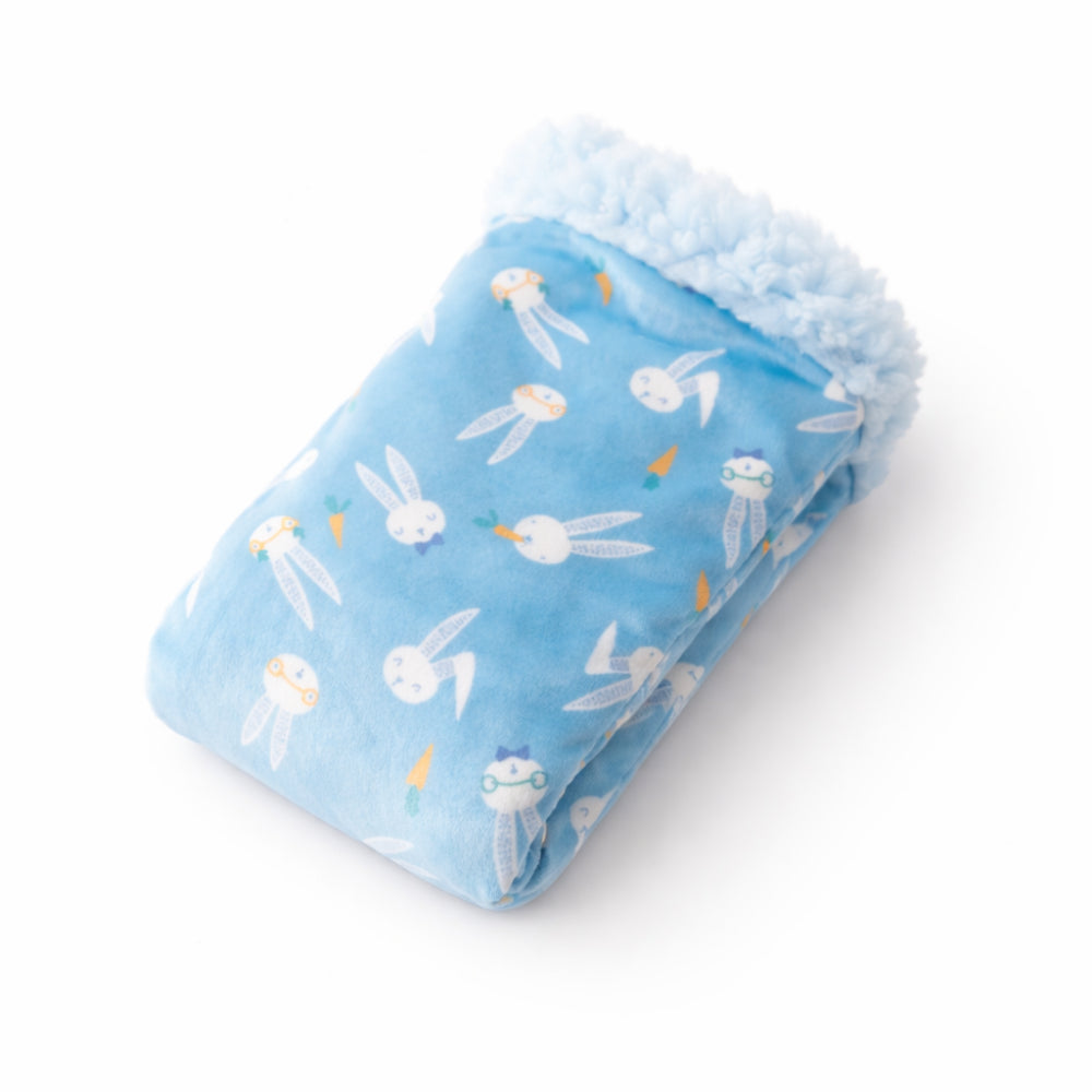 KaiserCraft Hoppy Times Winter Sleep Socks kosesokker Bunny Blue