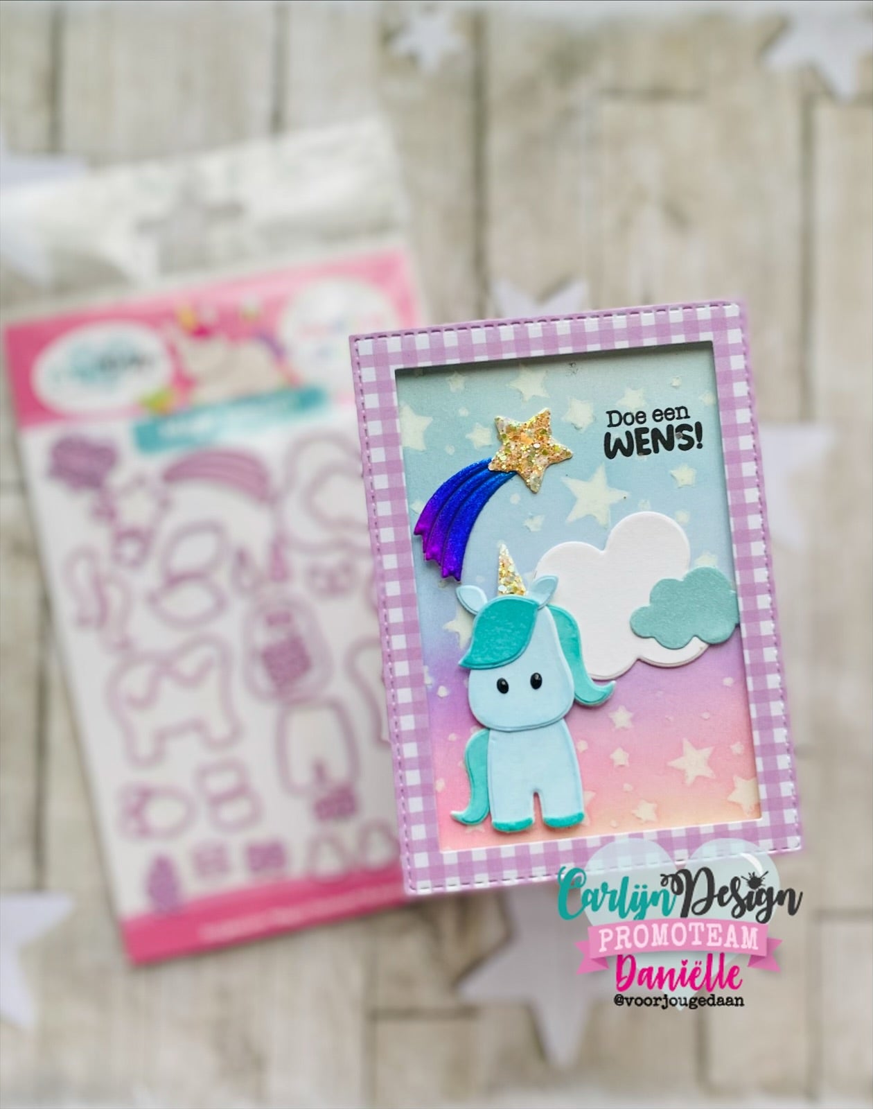 CarlijnDesign Magic Unicorn CDJD-0081 dies enhjørning