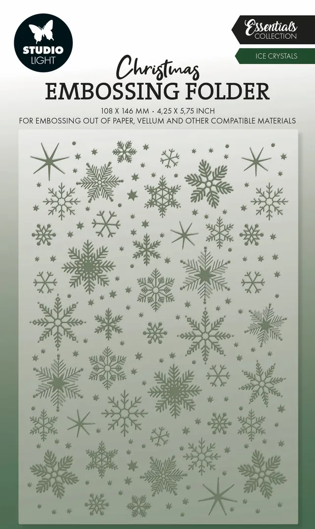 Studio Light Essentials pregefolder Ice Crystals 105x148