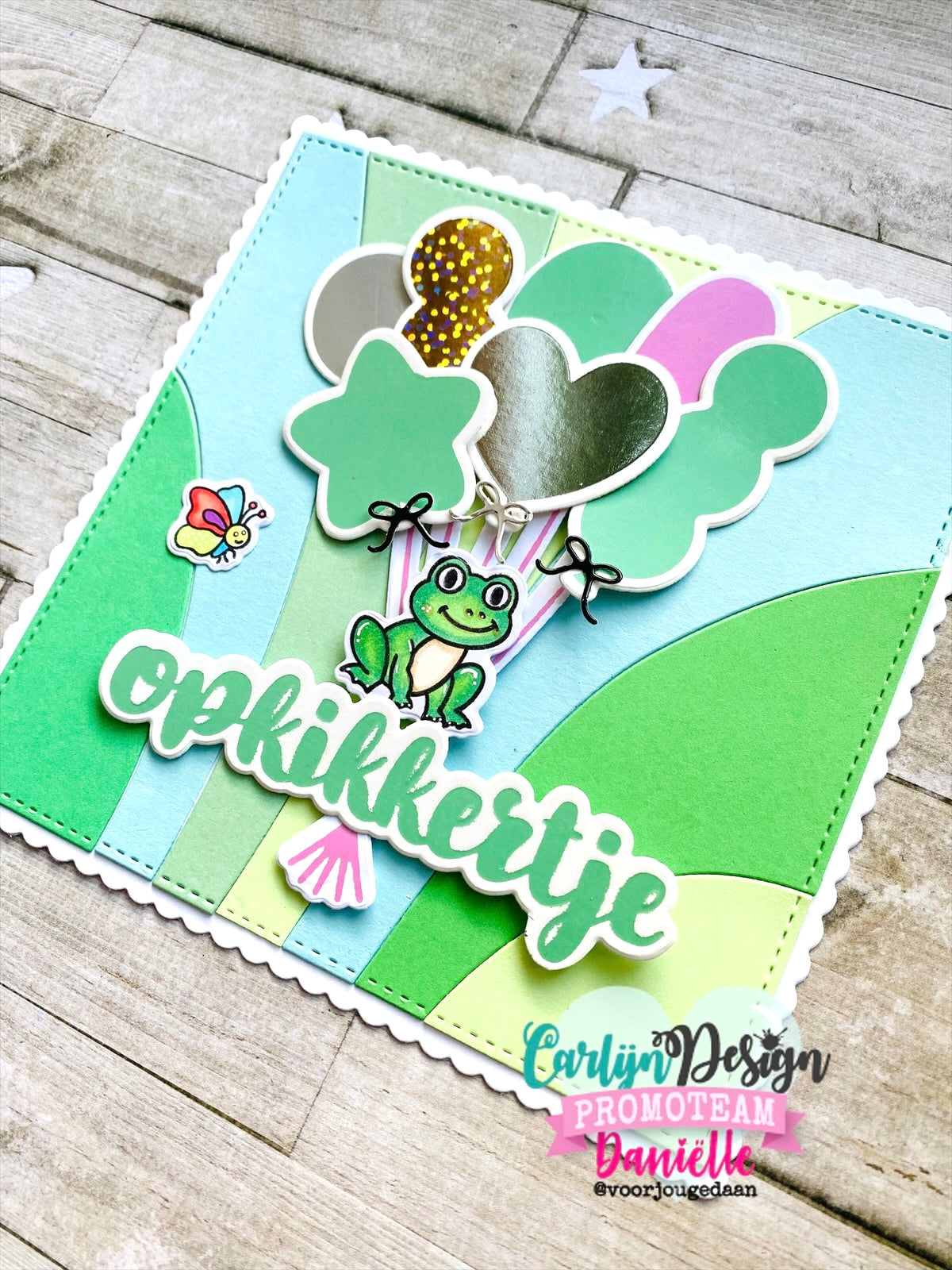 CarlijnDesign Beterschap CDHF-0080 hot foil 9cm oppkvikker