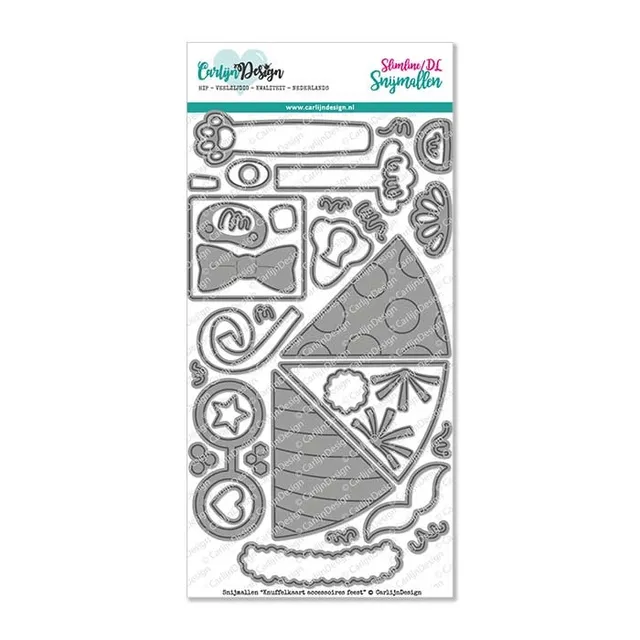 Carlijn Design Knuffelkaart CDSN-0132 dies fest tilbehør