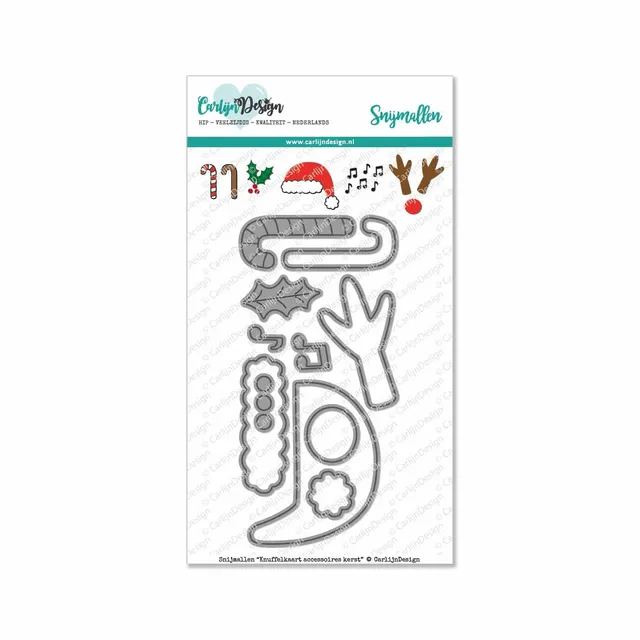 CarlijnDesign Knuffelkaart CDSN-0080 dies jul tilbehør