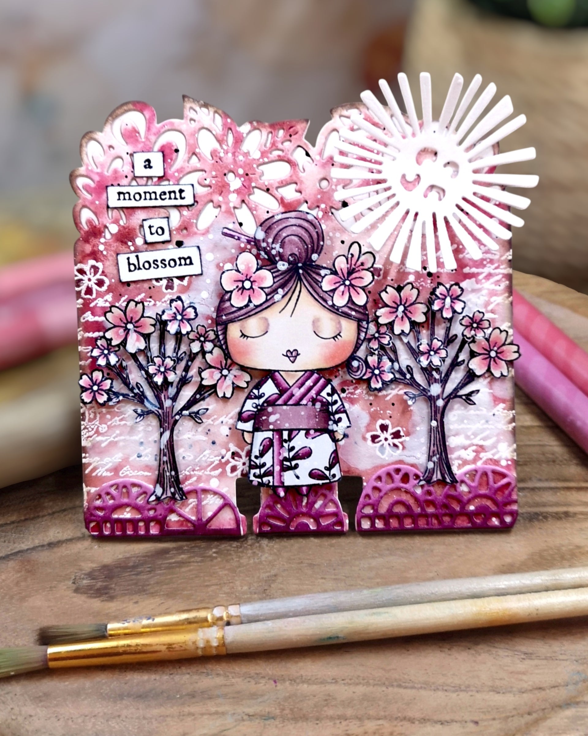 AALL & Create Petals & Ink stempelsett 12-pk figurer