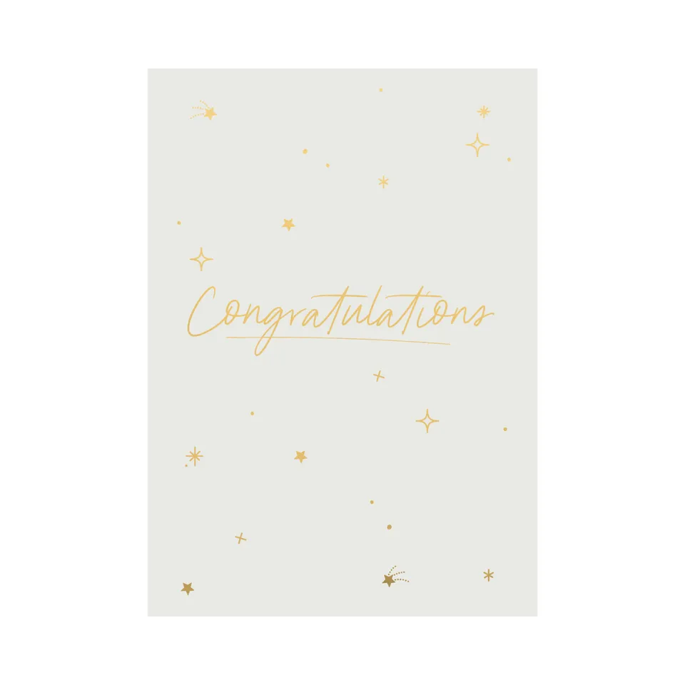 KaiserCraft Congrats Starry Congratulations gratulasjonskort 13x18