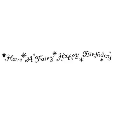Lavinia Fairy Happy Birthday LAV193 stempel bursdag