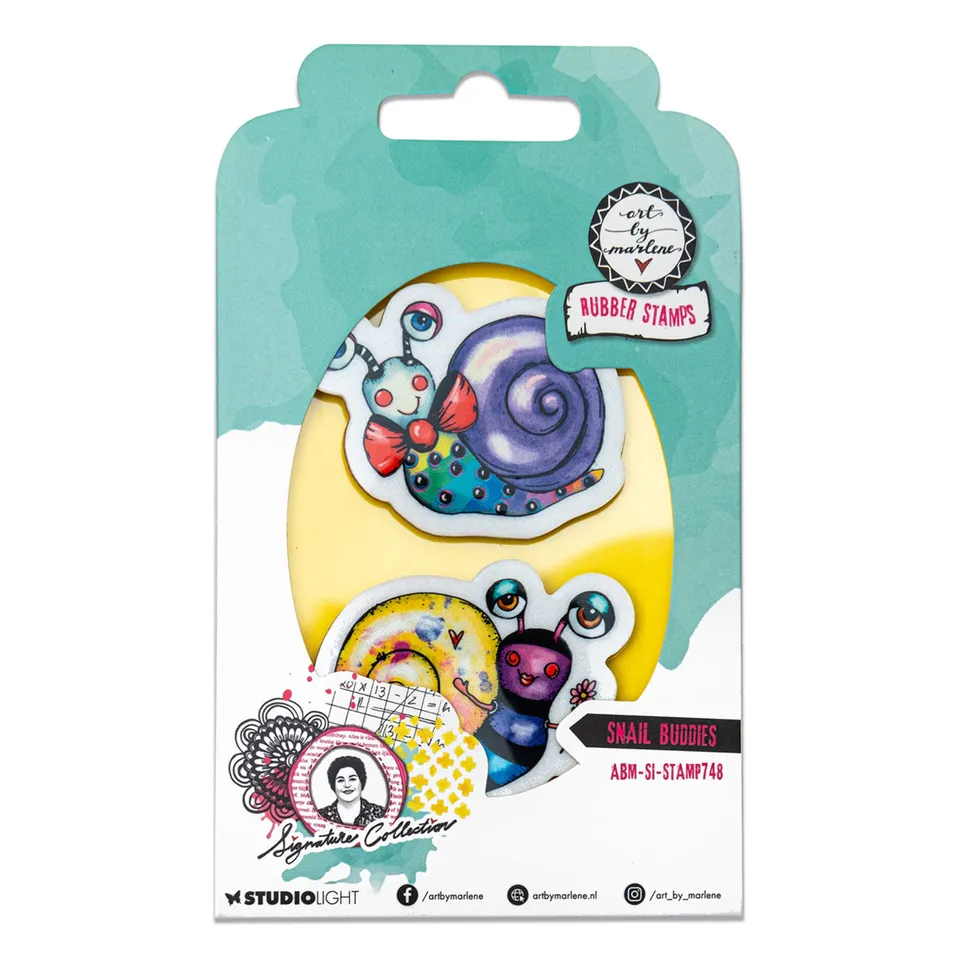 Aall and Create Art by Marlene Snail Buddies stempel sneglemotiv