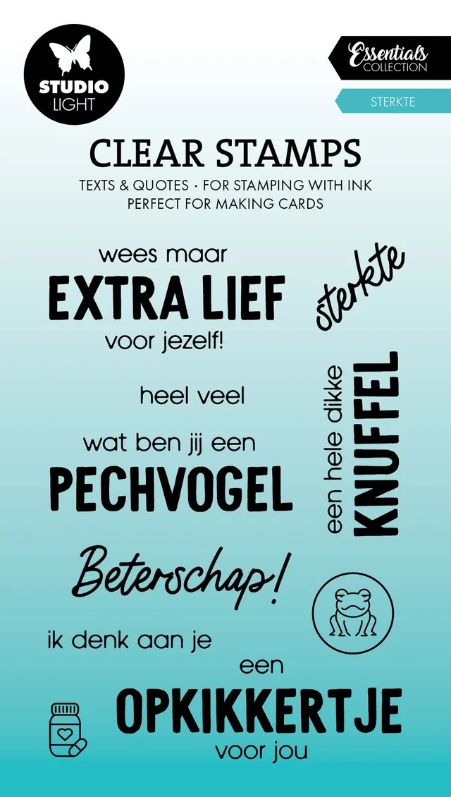 Studio Light Essentials clear stamp Sterkte kondolanse