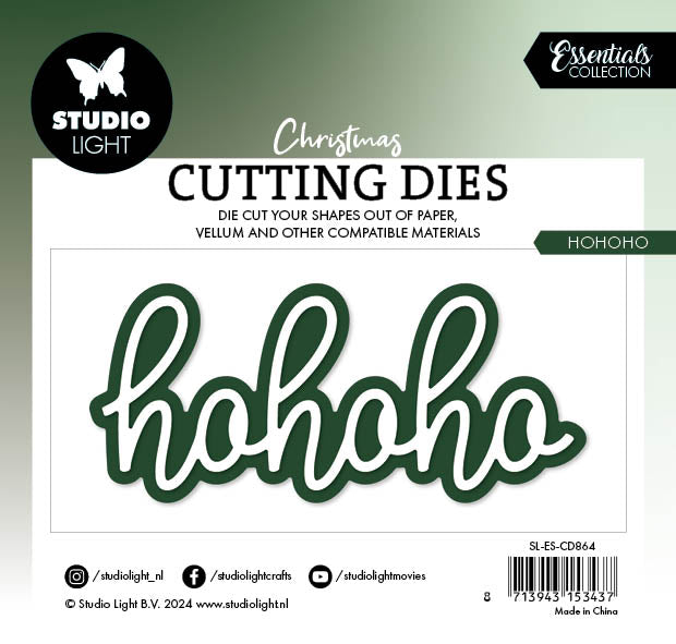 Studio Light Essentials Hohoho dies tekst 99x44 mm