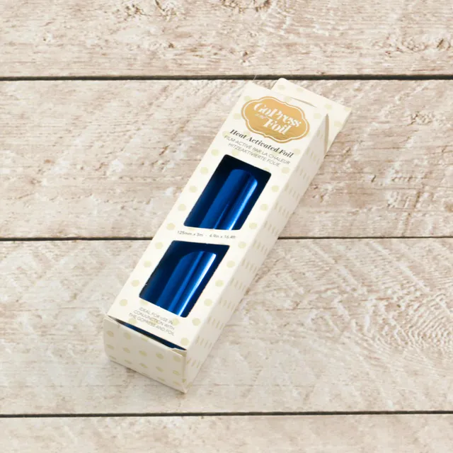 Couture Creations Foil Royal Blue folie 5 m speilblank
