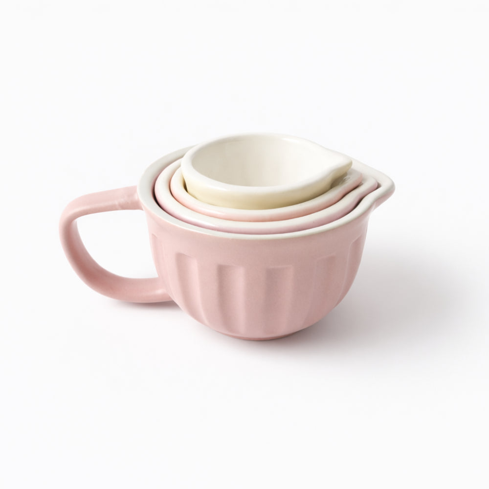 KaiserCraft Rhubarb kannesett 4 stk steintøy minikanner