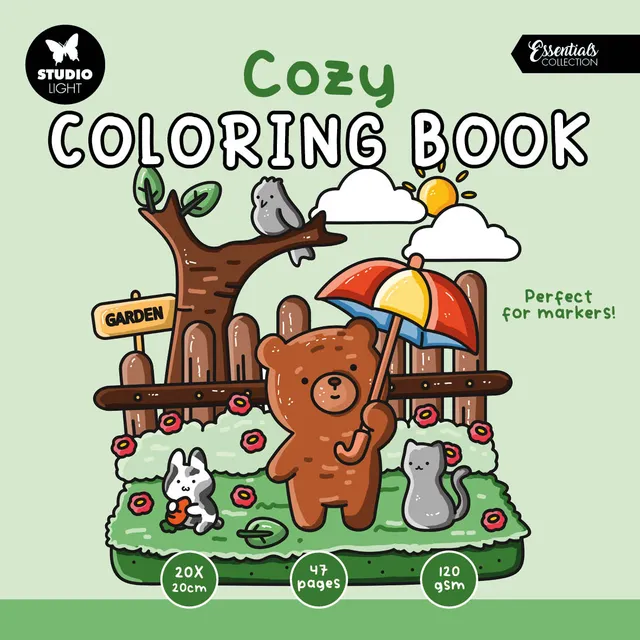 Studio Light Essentials Cozy 04 fargeleggingsbok 48 ark
