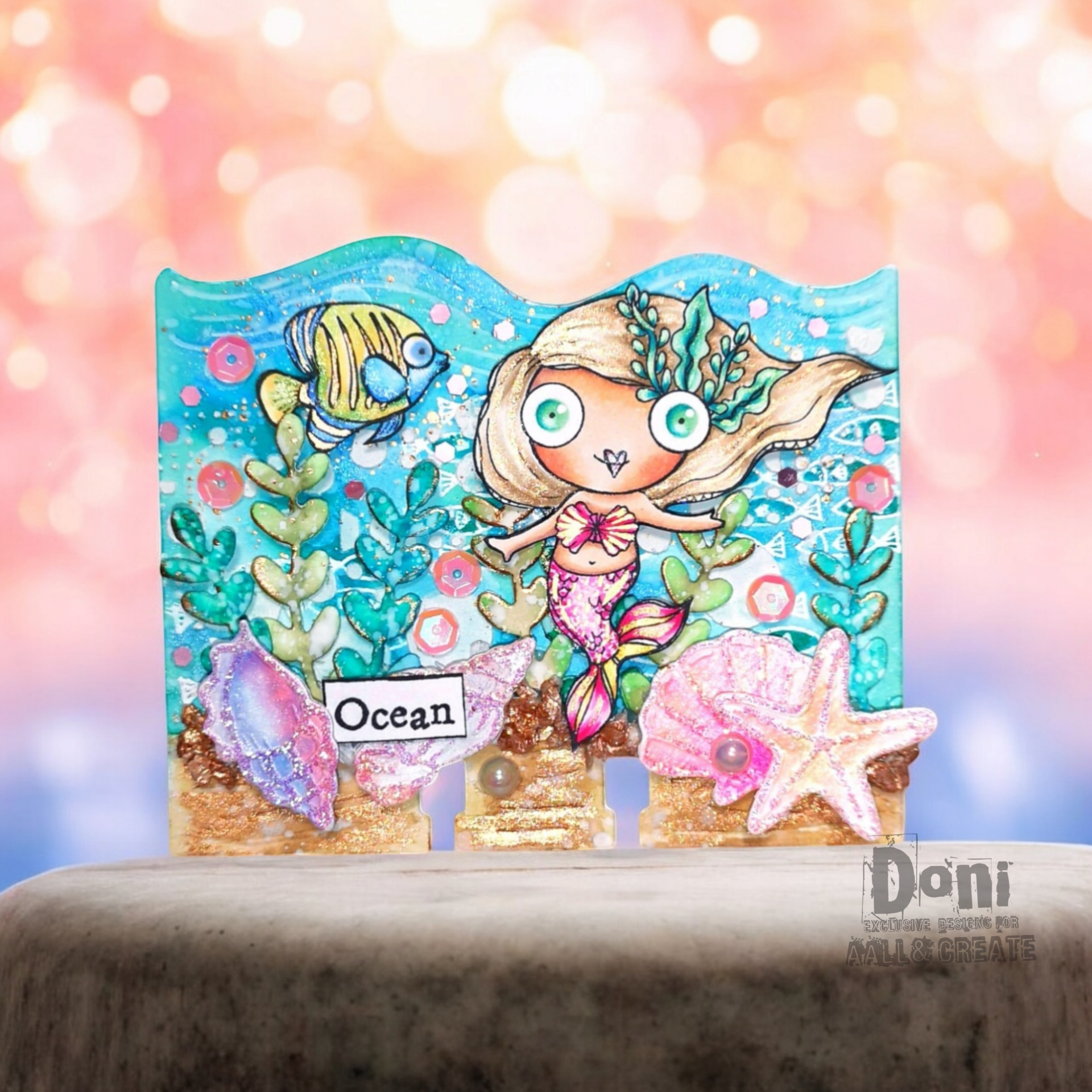 AALL & Create TP-855 Ocean Girl stempelsett A7