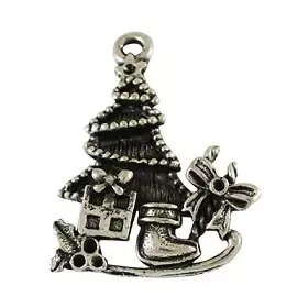 Korthobby Juletre med pakker stempel jul
