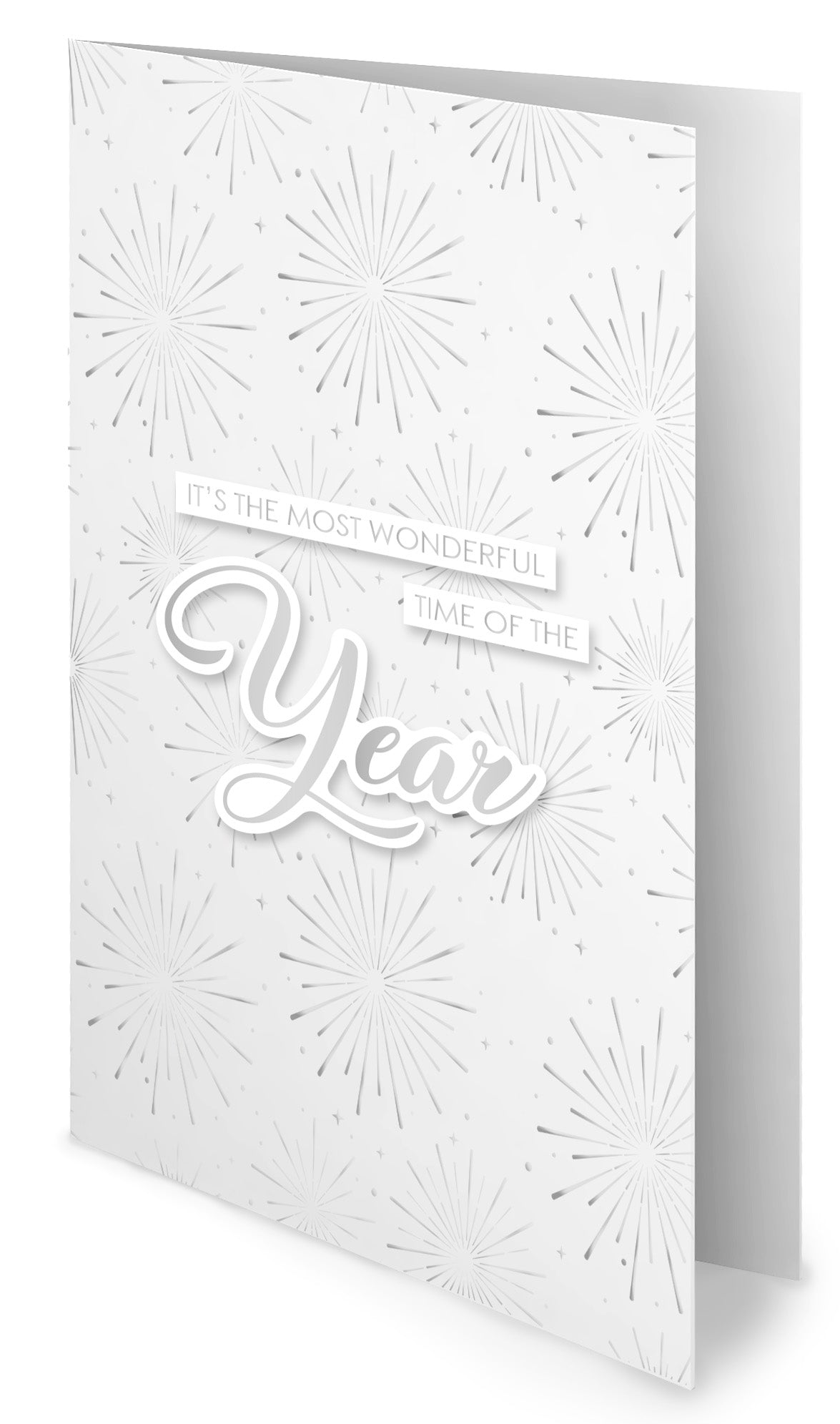 Studio Light Essentials Foiled Cards sølv kort 24 ark mønstret