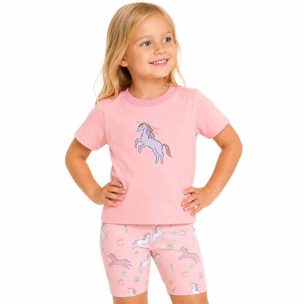 KaiserCraft Good Vibes sykkelshorts jente Unicorn Cove