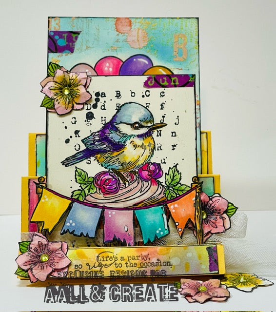 Aall and Create TP-1139 stempelsett A7 Birdy Bliss
