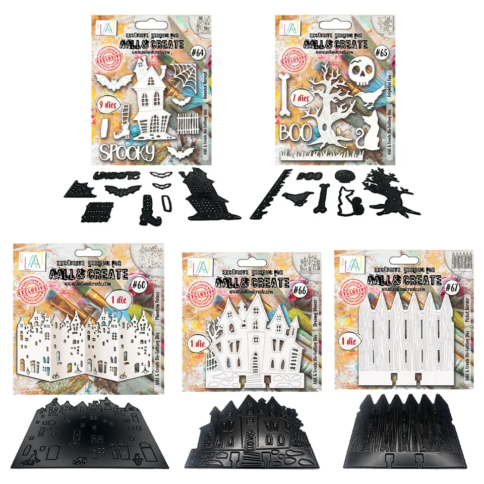 Aall & Create Trickz & Treatz diesbundle halloween 5 sett