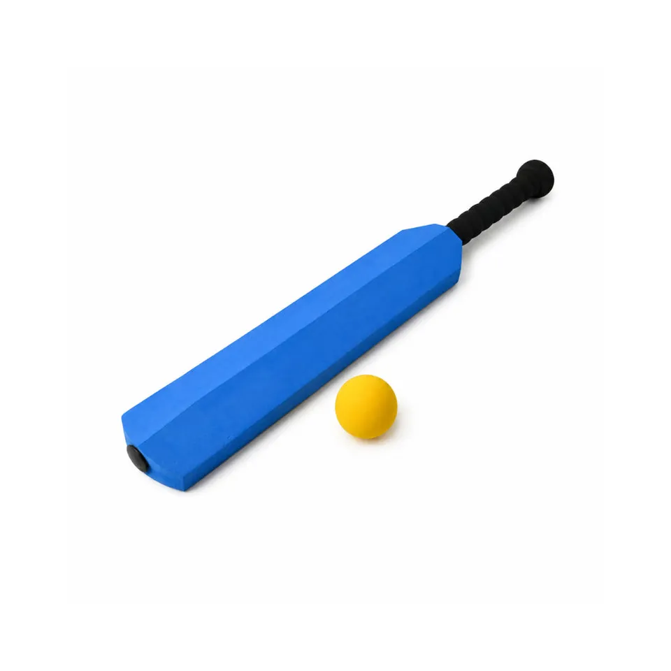 KaiserCraft Good Vibes Kids Foam Bat And Ball skumsett blå