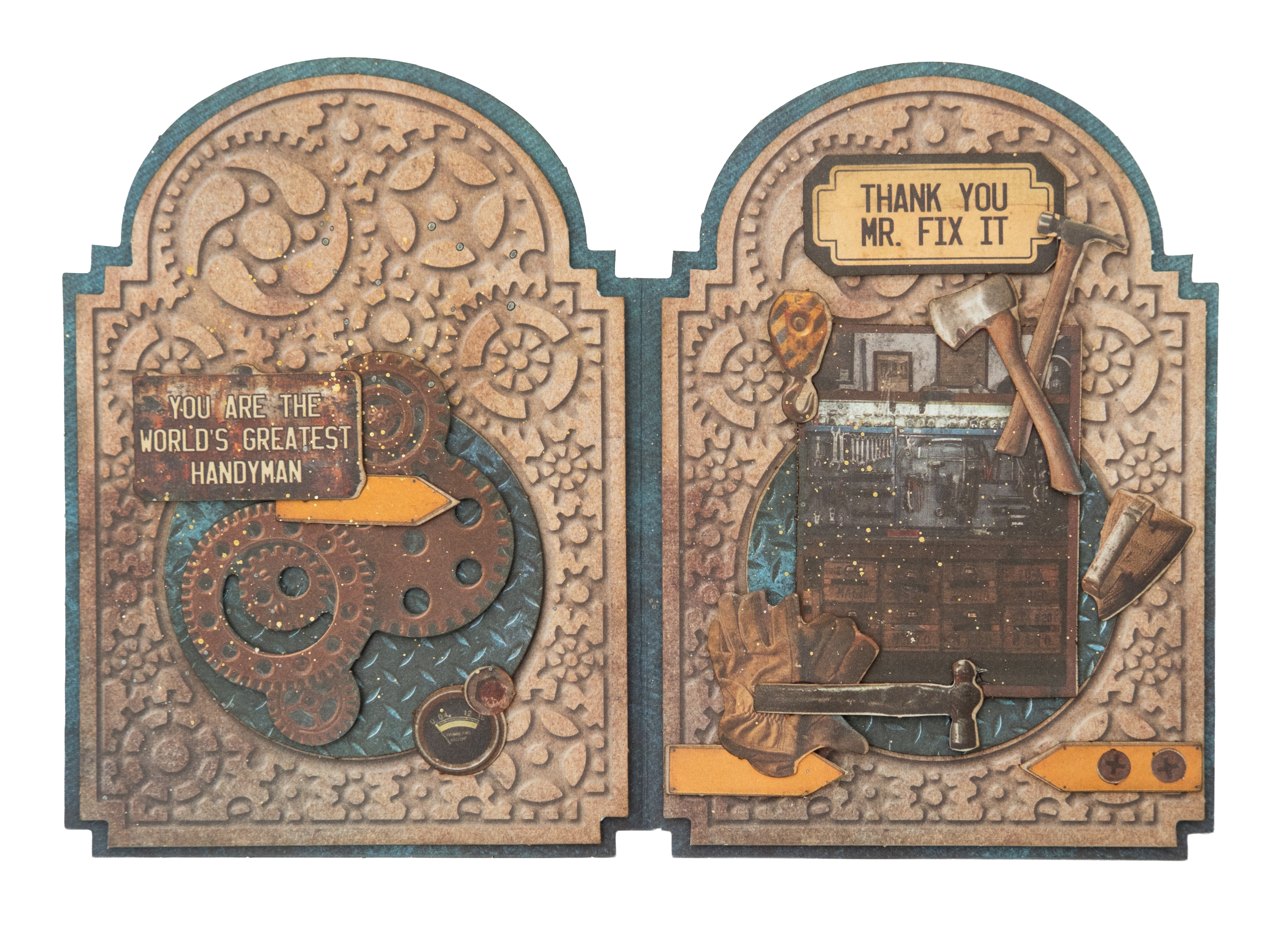 Studio Light Gearhead's Workshop die-cut blokk 20 ark