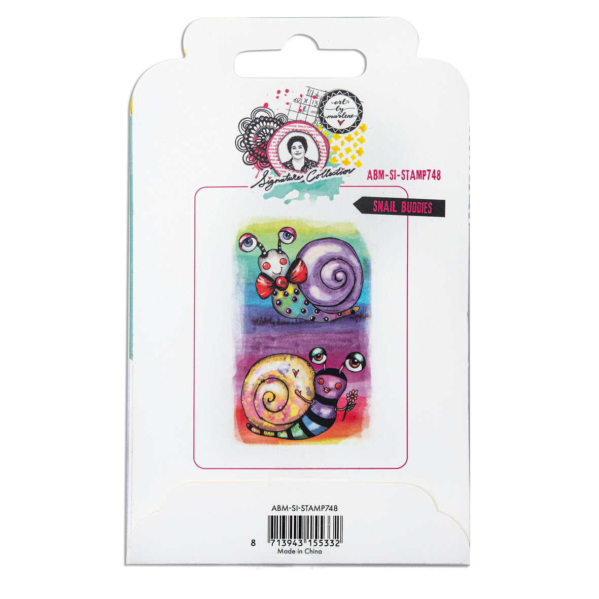 Aall and Create Art by Marlene Snail Buddies stempel sneglemotiv
