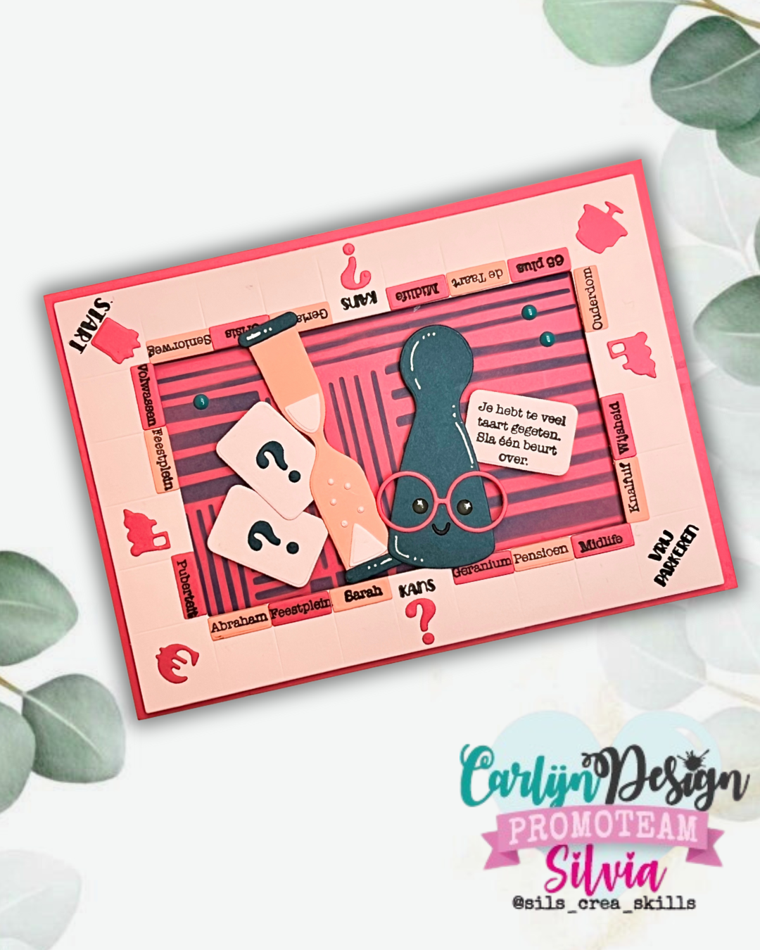 CarlijnDesign Board Buddies CDSN-0343 dies spillbrett A6