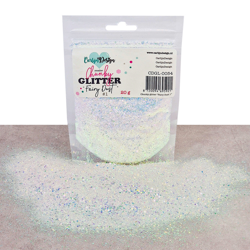 CarlijnDesign Combo Pack 9 Fairy Dust glitter 6x20g iriserende