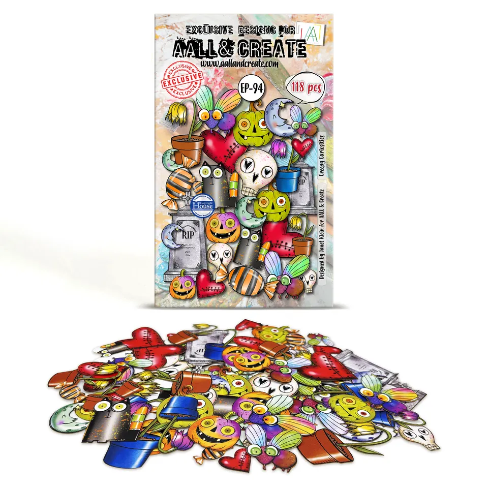 AALL & Create EP-94 Creepy Curiosities dieskutt 118 stk halloween
