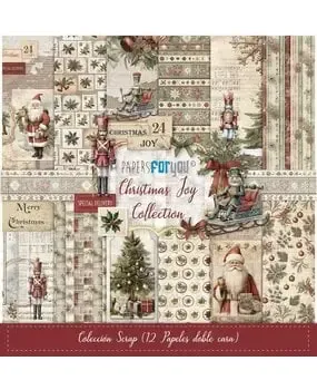 Papers for you Christmas Joy mønsterpapir pakke