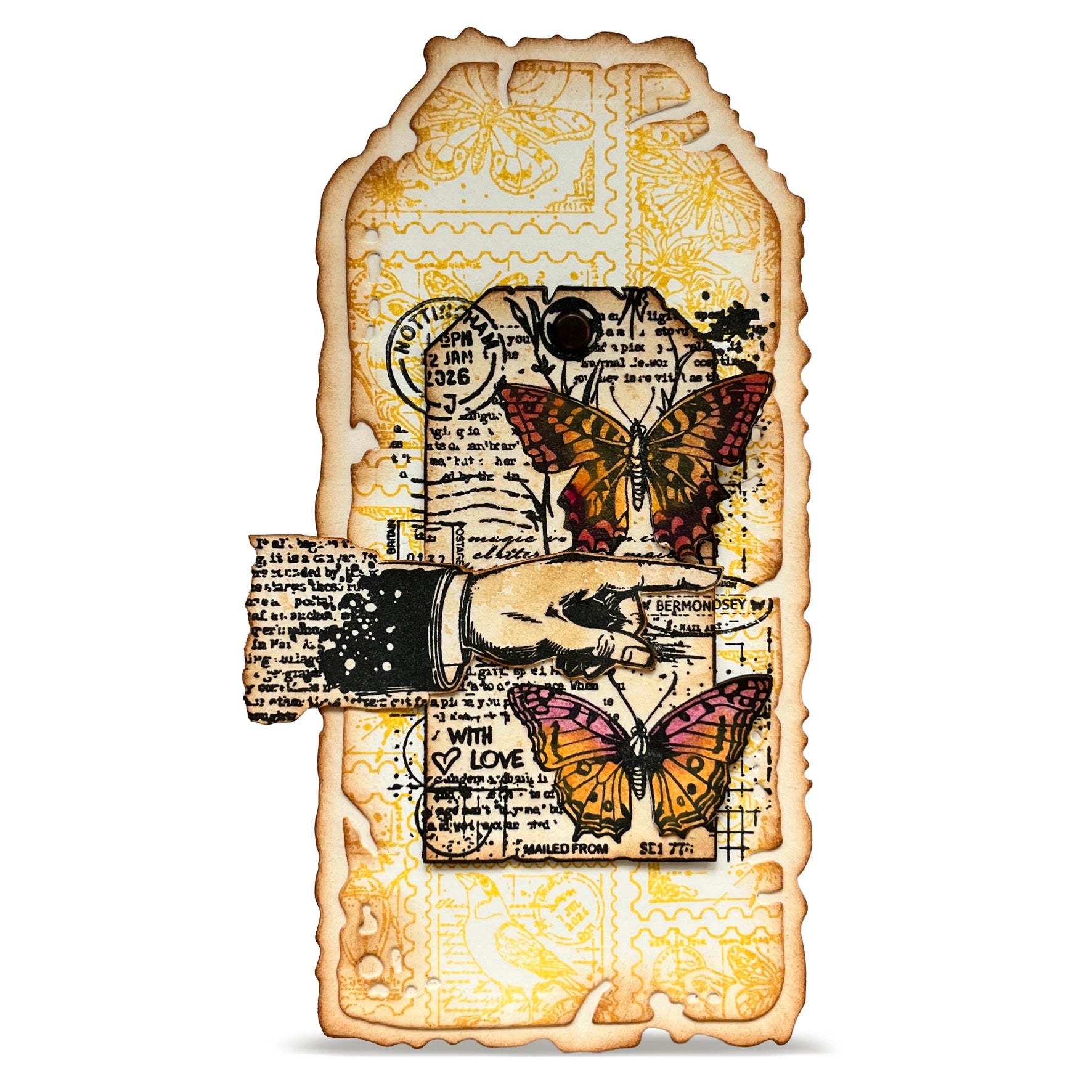 Aall and Create Autour de Mwa Dispatch Transit stempel- og diesett