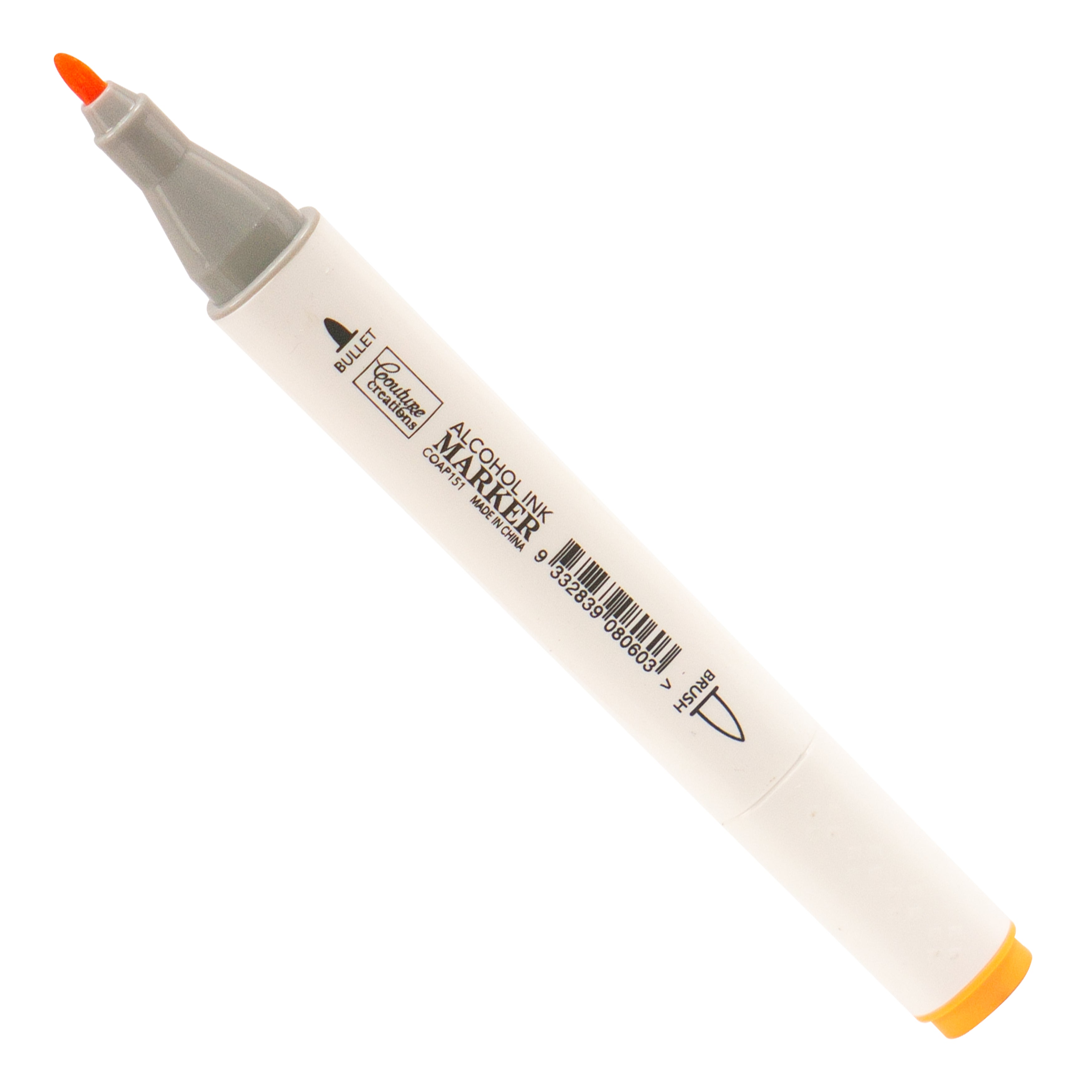 Couture Creations Light Orange Twin Tip tusj alkohol oransje
