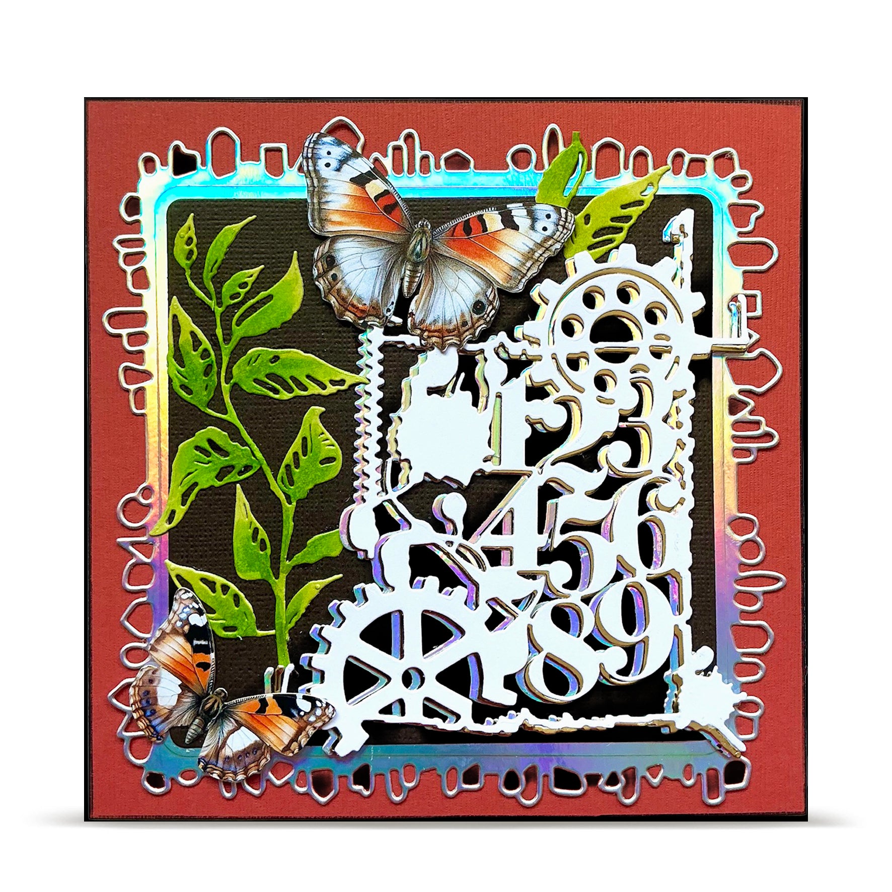 AALL & Create DI-21 Number Crunching dies 10,4x12,4 cm