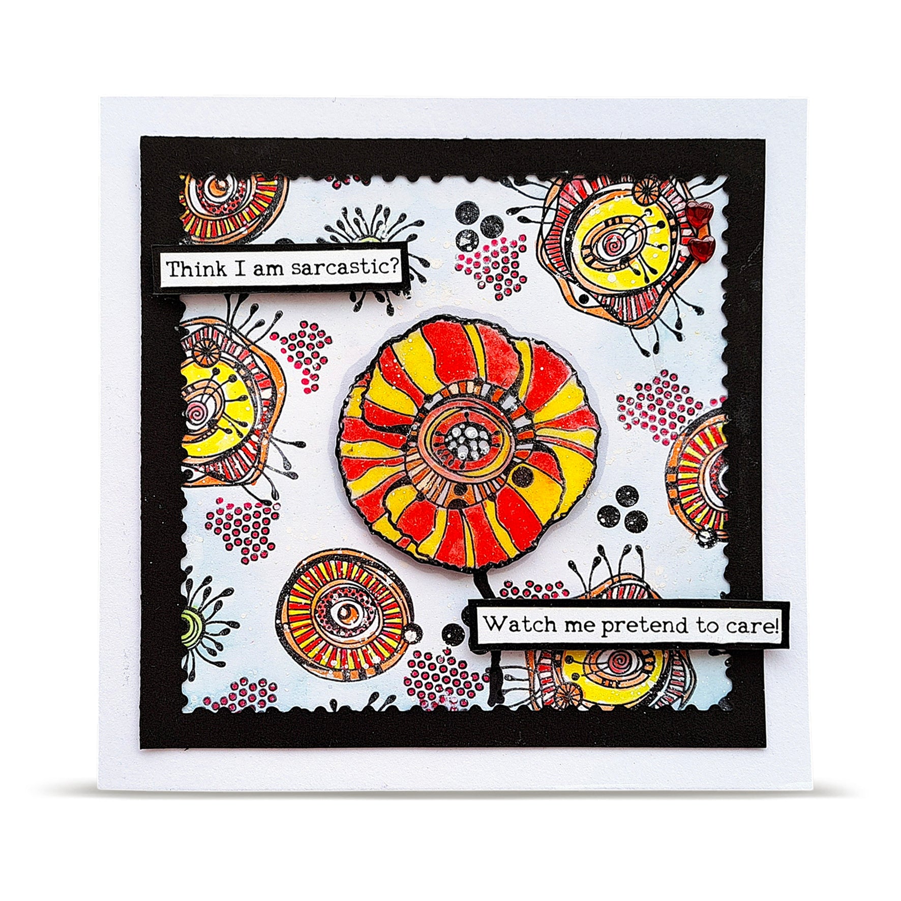 Aall and Create Azoline Lovely Couleurs stempelsett 5-pakning botanisk