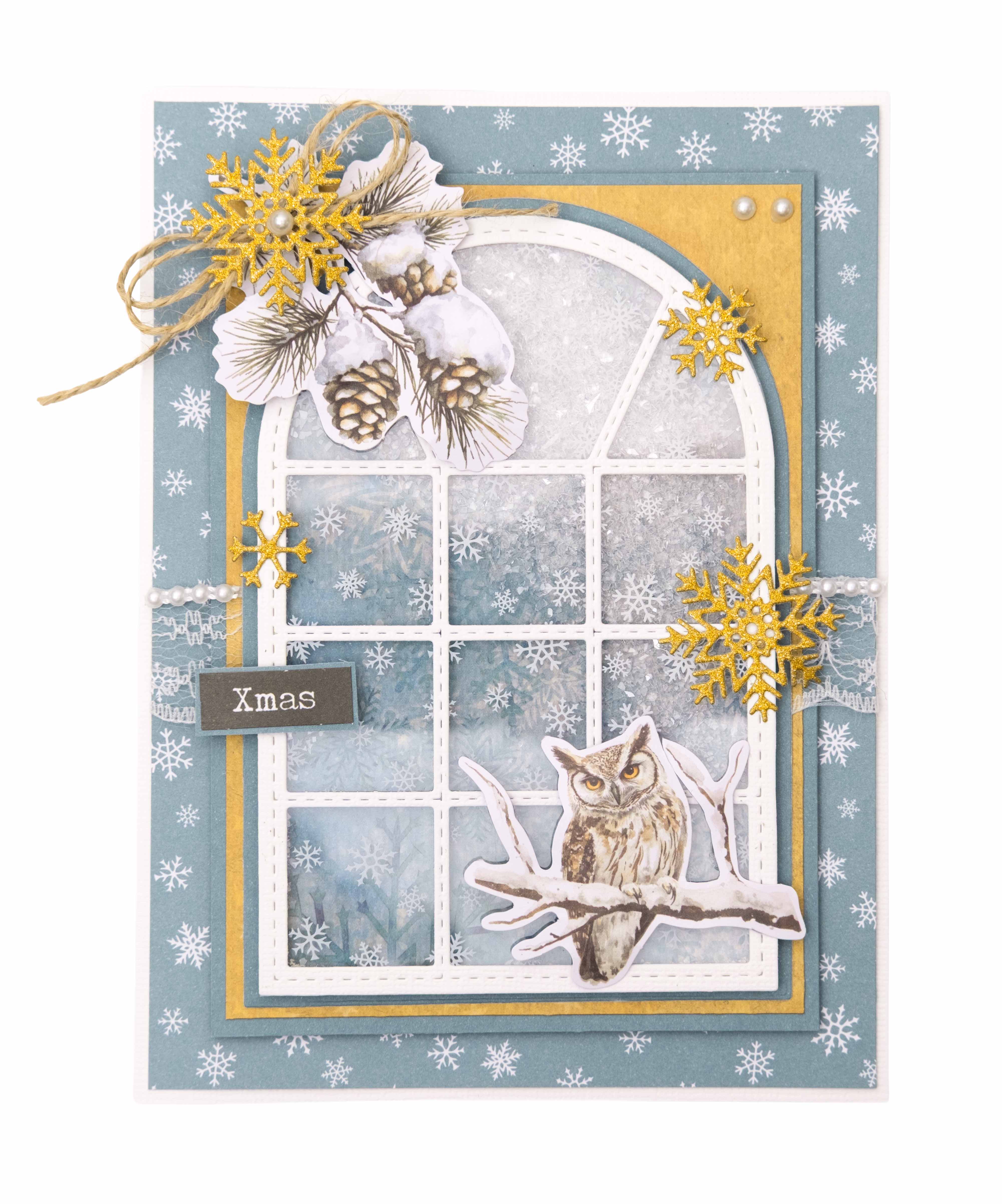 Studio Light Christmas Forest dies window shape jul