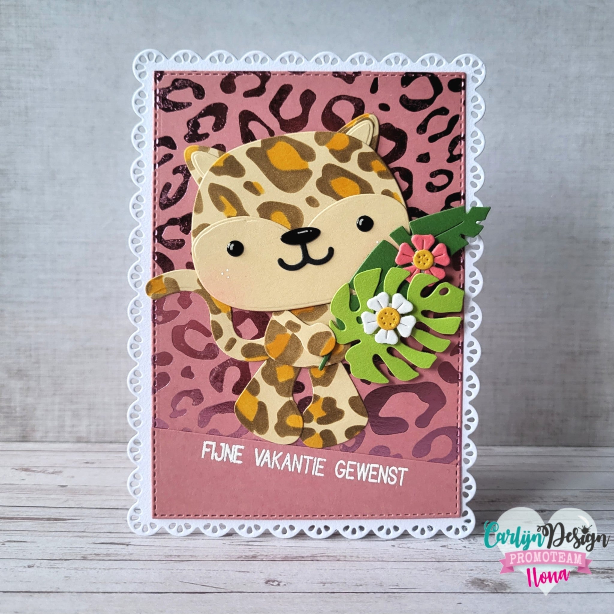 CarlijnDesign Panter CDHF-0024 hot foilplate A6