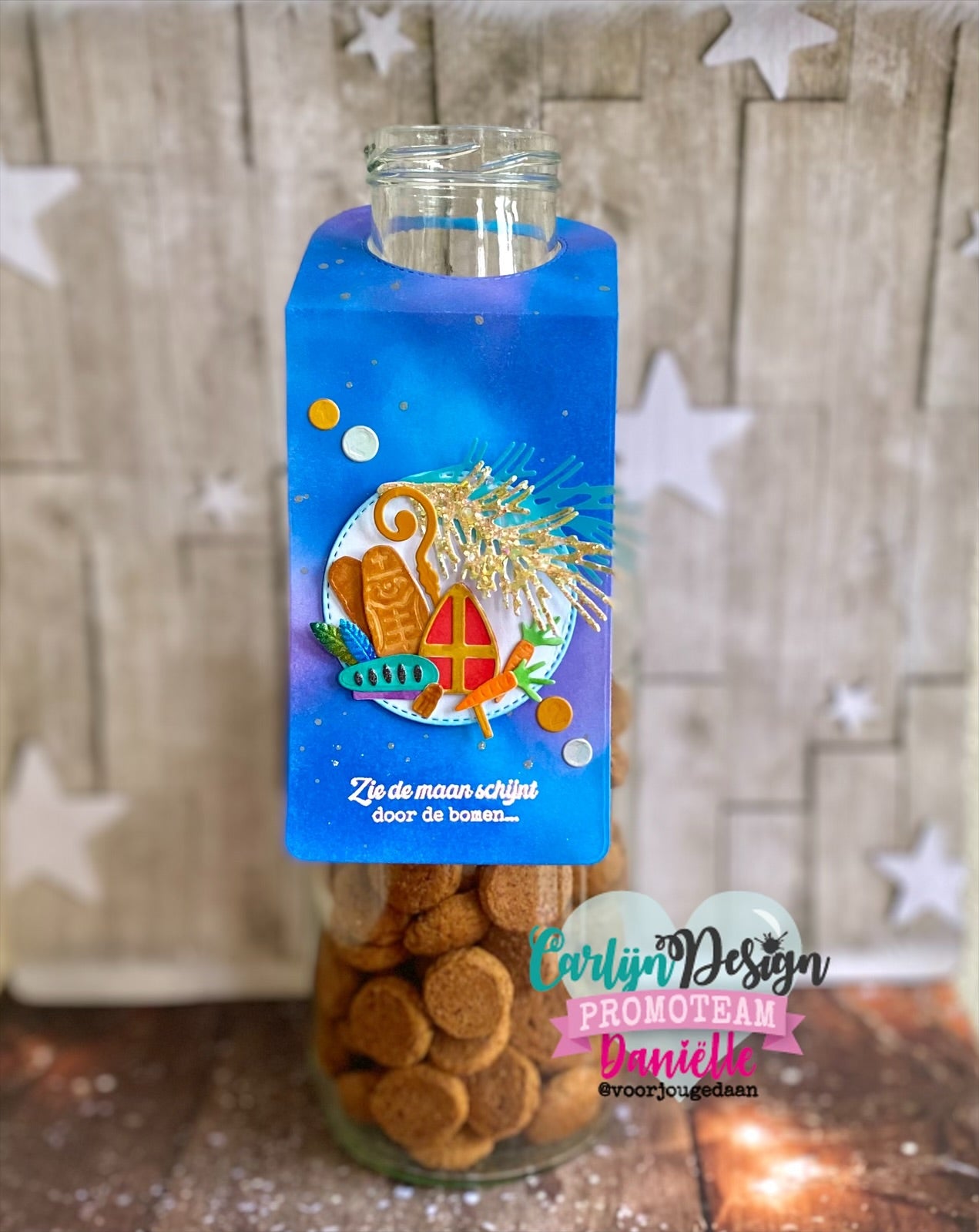CarlijnDesign Sinterklaasliedjes CDST-0156 stempelsett A6