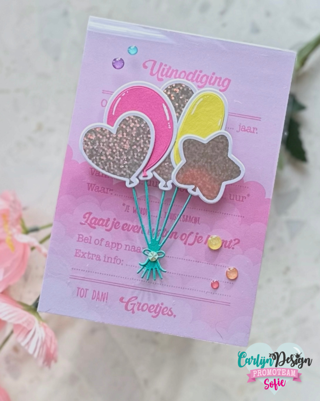 CarlijnDesign Ballonger små CDSN-0305 dies 4-5 cm