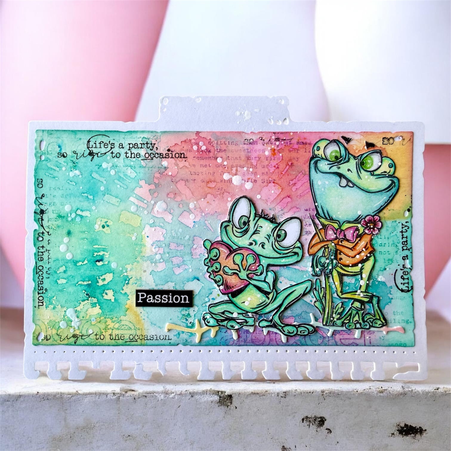 AALL & Create TP-1406 stempelsett Un-frog-gettable A6 frosk