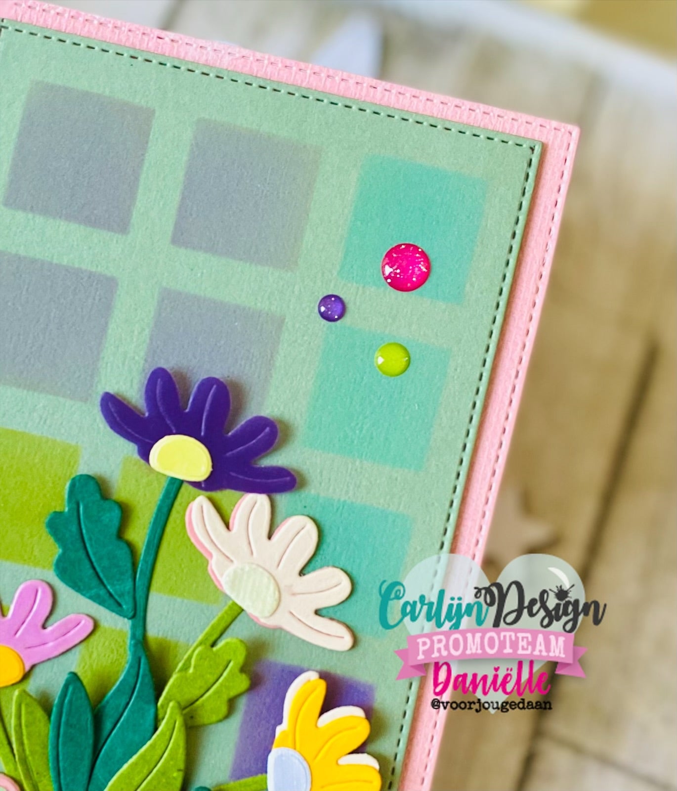 CarlijnDesign Summer CDED-0008 enamel dots glitter