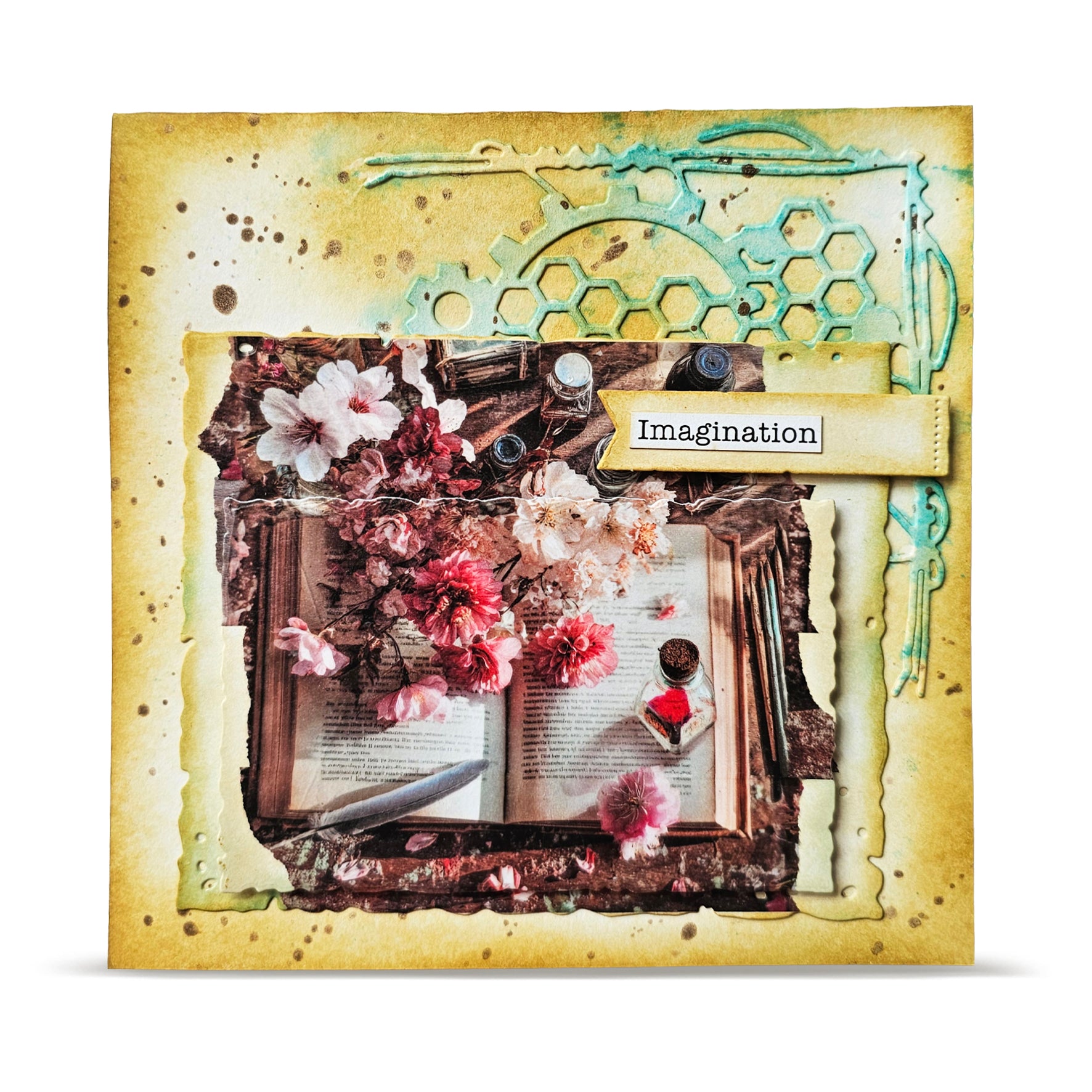 Aall and Create MT-157 washi tape Feathered Words 25mm
