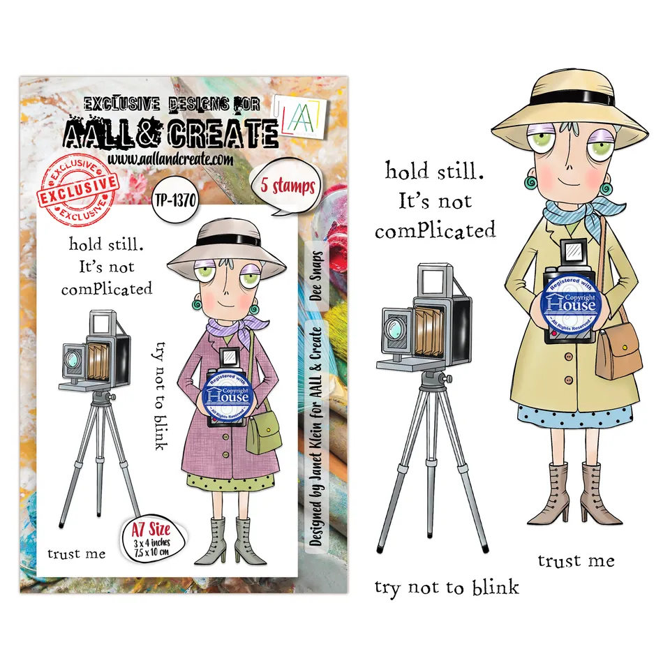 Aall and Create TP-1370 Dee Snaps stempelsett A7